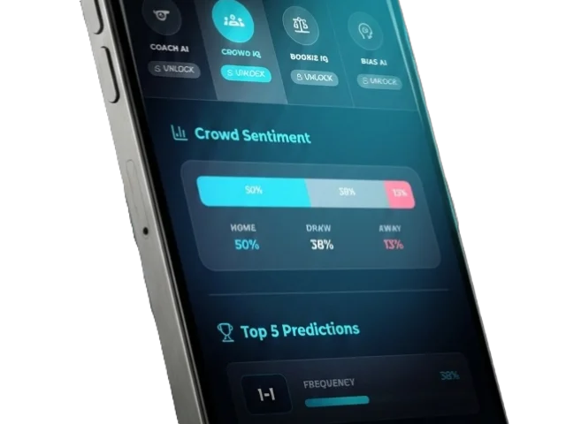 CrowdIQ showing insights and trends from top global football predictors